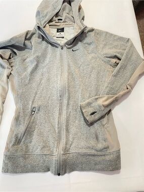 Nike Girls Teen Gray Dri-FIT Full Zip Hoodie Women’s M
